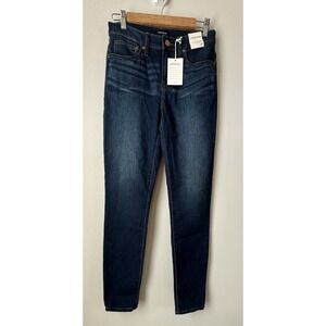 J. Crew 10"‎ High-Rise Toothpick Jeans Perfecting Pockets sz 28T NWT Skinny